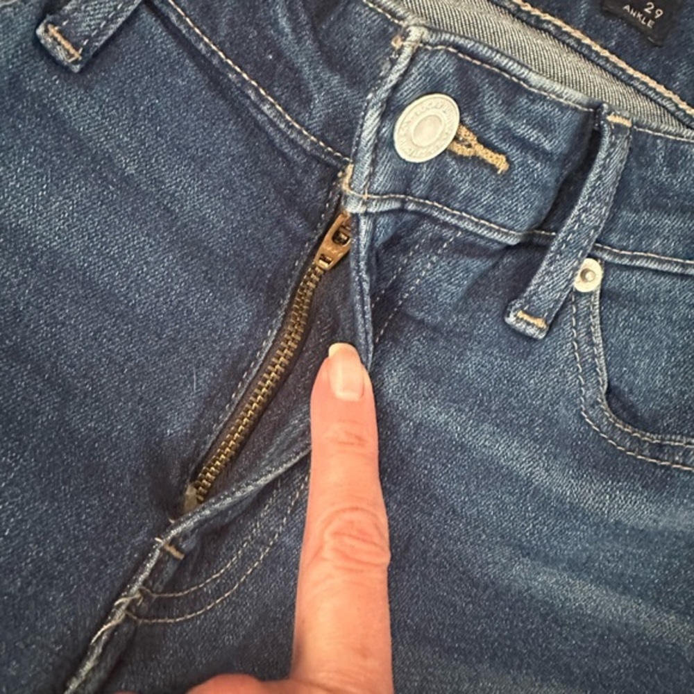 Lucky Brand Sweet crop stretch denim jeans ladies size‎ 8 29 ankle - Picture 5 of 9